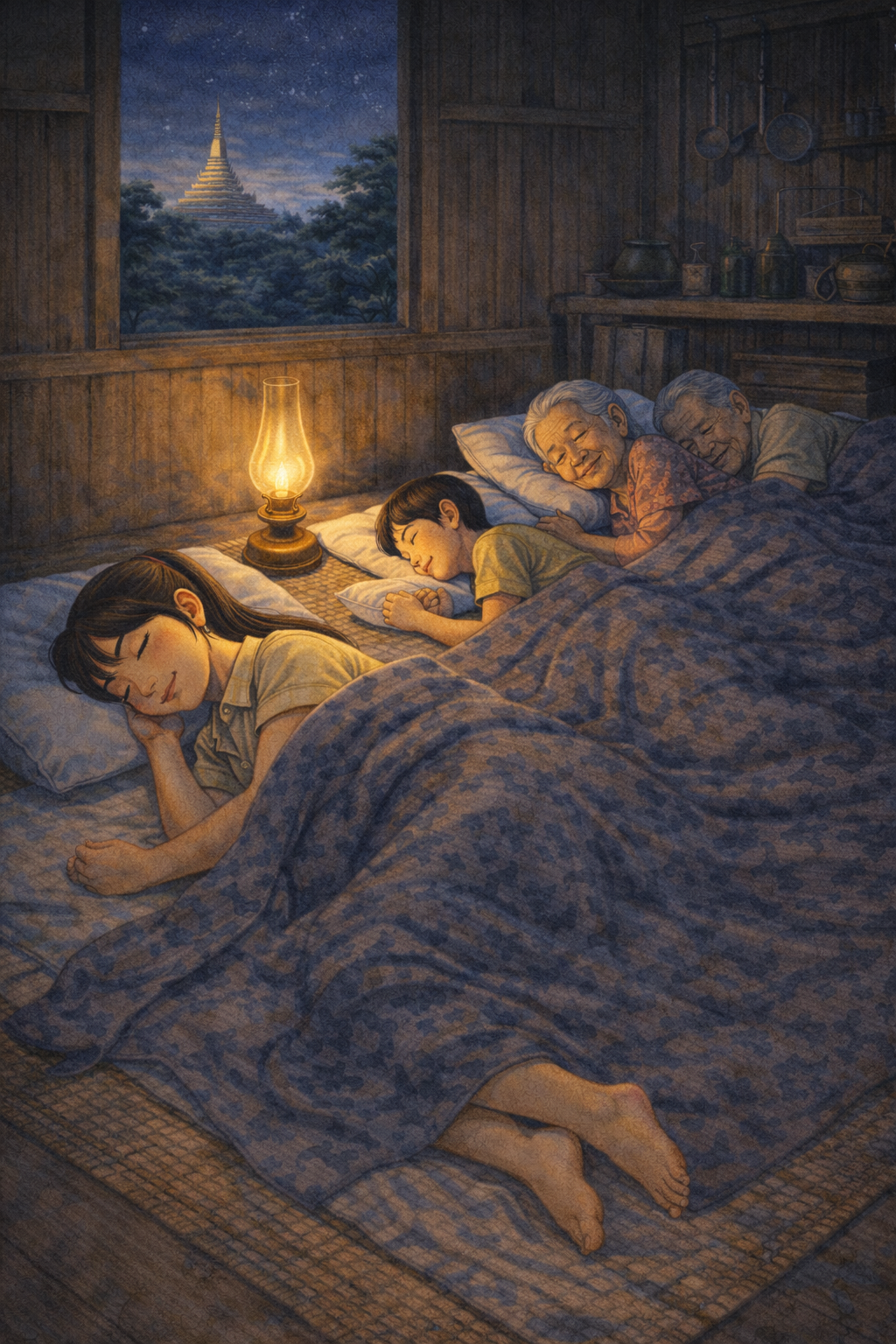 Slaapgewoonten in Isaan